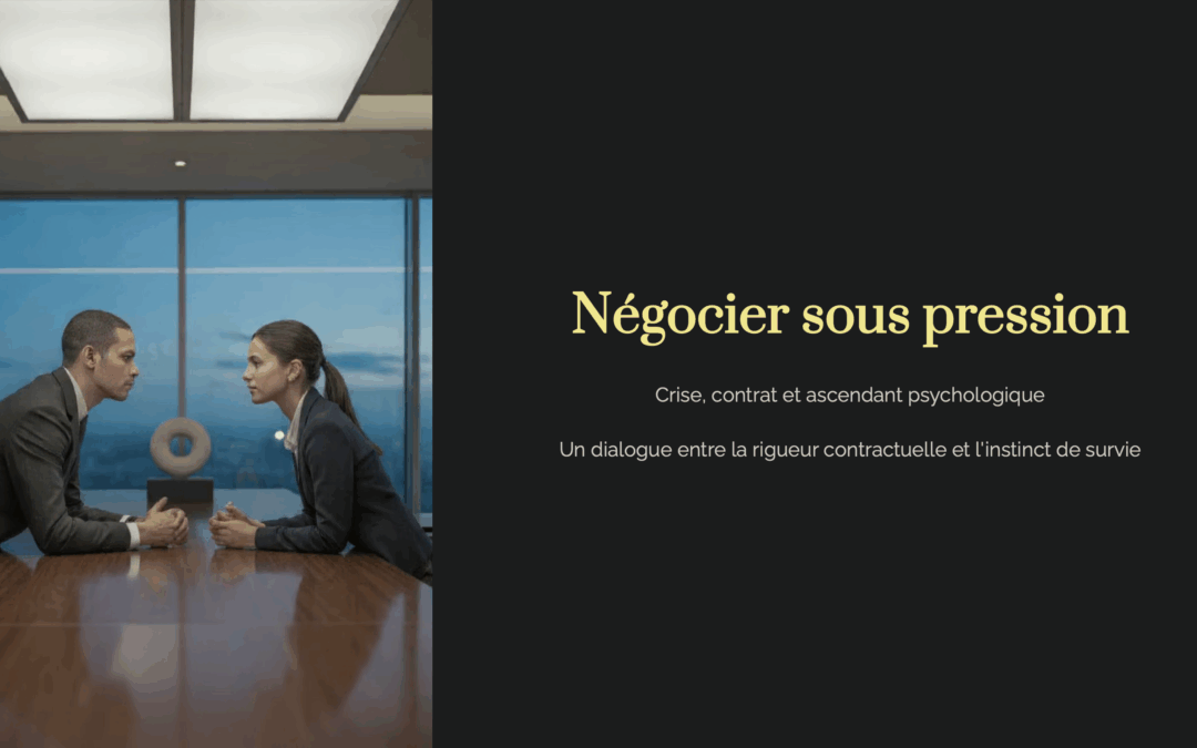 Webinaire Négocier sous pression : Les secrets des élites 
